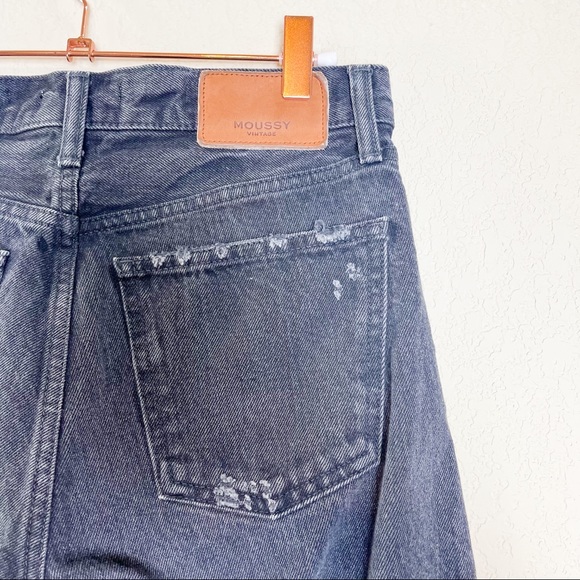 Moussy Vintage Staley Tapered Rigid Jean Black Size 25 - Picture 7 of 10